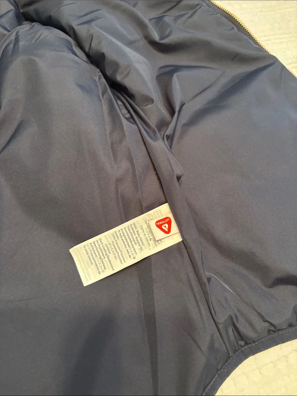 J. Crew Quilted Navy Blue Puffer Vest